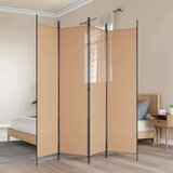  Pregradna pregača poliesterska čelik - Bež 200 x 200 cm | shoptok.hr