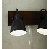 Markslöjd 108213 - Zidno reflektorsko svetlo NATIVE 2xE14/18W/230V crna/smeđa | Eponuda.com