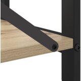 vidaXL Knjižna omara sonoma hrast 60 x 30 x 83 cm Konstruiran les | Shoptok.si