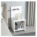 Hanah home Vıdora - white white nightstand | ePonuda.com