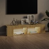 TV ormarić s LED svjetlima boja hrasta sonome 135 x 39 x 30 cm | shoptok.hr