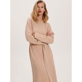 Reserved obleka iz mešanice kašmirja - bež | Shoptok.si