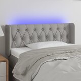  LED uzglavlje svjetlosivo 103x16x78/88 cm od tkanine | shoptok.hr