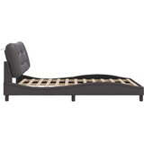  Okvir za krevet bez madraca Hvar sivi 140x190 cm od umjetne kože | Eponuda.com