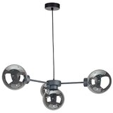  Luster na sajli KALIOPE II 4xE14/50W/230V crna/zadimljena crna | Eponuda.com