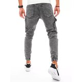 DStreet Light gray men's cargo jeans UX3255 | Shoptok.si