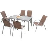 Gardenson Vrtni Set Amalfi, 7-Delni, Rjavosiva | Shoptok.si