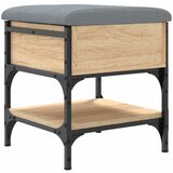  The Living Store Klop za čevlje sonoma hrast 42x42x45 cm inženirski les - Klop Za Čevlje, (21448308) | Shoptok.si