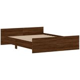  Kreveta s uzglavljem i podnožjem boja hrasta 150x200 cm | shoptok.hr