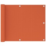 vidaXL Balkonsko platno oranžno 75x300 cm HDPE Cene