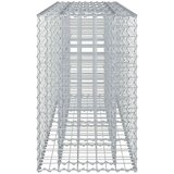  Gabionski uzdignuti krevet Srebrno 170 x 50 x 80 cm - 170 x 50 x 80 cm | shoptok.hr