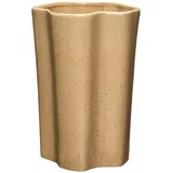 Hübsch Bež keramična vaza (višina 30 cm) Sapo –