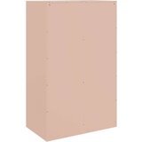 vidaXL Komoda roza 67x39x107 cm jeklo | Shoptok.si