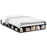 vidaXL Okvir kreveta crni 120 x 200 cm od konstruiranog drva | shoptok.hr
