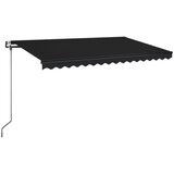  Automatska tenda sa senzorom za vjetar LED 400x350 cm antracit | shoptok.hr