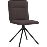  Jedilni stoli 4 kosi temno rjavo blago, (21832124) | Shoptok.si