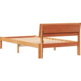  Krevetna konstrukcija S LED lampica s uzglavljem Voštano smeđa 90 x 200 cm | shoptok.hr
