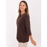 RELEVANCE Blouse-RV-BZ-A804.05P-dark brown | Shoptok.si