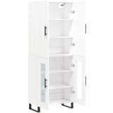Maison Chic Visoka omara - Komoda - Predalnik bela 69,5x34x180 cm inženirski les, (21719860) Cene