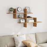 vidaXL Stenska polica artisian hrast 124,5x18x60,5 cm inženirski les | Shoptok.si