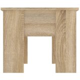  Stolić za kavu boja hrasta 79 x 49 x 41 cm konstruirano drvo | Shoptok.si