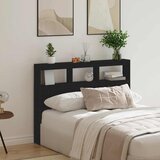Ormarić za uzglavlje LED boja crni hrasta 140x17x102 cm | Eponuda.com