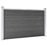  Set panela za ogradu WPC 353 x 105 cm crni | shoptok.hr