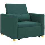 SOFA na razvlačenje Singl Tamnozelena 90 x 165 x 87 cm tkanina | shoptok.hr
