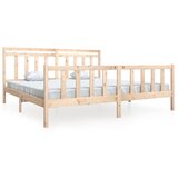 The Living Store Posteljni okvir iz trdnega lesa 200x200 cm - Posteljni Okvir, (21526182) | Shoptok.si