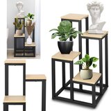 springos metalni stalak za cvijeće s 4 police 34 x 34 x 68 cm | shoptok.hr