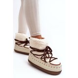 Boto Women's Padded Snow Boots Beige Rohes | shoptok.hr