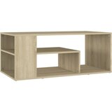 Furnova Klubska mizica sonoma hrast 100x50x40 cm iverna plošča, (21915190) | Shoptok.si