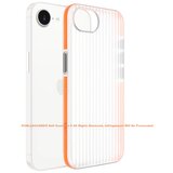  Xingqiuweishi Maska za mobilni telefon IPhone 16e/17e, Belo-narandžasta | Eponuda.com