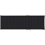  Vrtna ležaljka za sunčanje s jastukom masivno bagremovo drvo Crna 200 x 63 x 85 cm | shoptok.hr