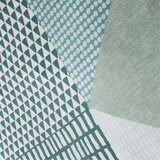 Catherine Lansfield Zelena posteljina za bračni krevet/za produženi krevet 230x220 cm Larsson Geo – | shoptok.hr