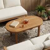  Gornji dio stola 80 x 40 x 2,5 cm Ovalni Čvrsto teak drvo | shoptok.hr