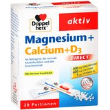 Doppelherz aktiv magnezij + kalcij + D3 Direct - 20 vreć. Cijene