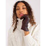 Wool Fashion Italia Gloves-AT-RK-239802.28-dark brown | shoptok.hr