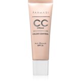 Farmasi Color Control posvjetljujuća CC krema SPF 25 nijansa 02 Light To Medium 30 ml | shoptok.hr