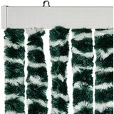 vidaXL Zavesa proti mrčesu zelena in bela 90x220 cm šenilja | Shoptok.si