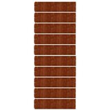 Rubnjaci za travnjak 10 kom fleksibilni 25x103 cm čelik COR-TEN | shoptok.hr