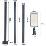  Brilagi-LED Spoljašnja svetiljka sa stubom i kl. 3 m URBANLIGHT LED/100W/230V antr. IP65 | Eponuda.com