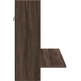  Zidni radni stol boja smeđeg hrasta 105x48x75 cm drveni | Eponuda.ba