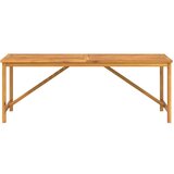  Vrtni blagovaonski stol 200 x 90 x 74 cm masivno bagremovo drvo | shoptok.hr