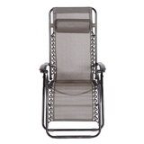 Olimp Sport Baštenska stolica sa jastukom Messina crno siva | ePonuda.com