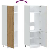  Kuhinjska stenska kotna omarica Kalmar artisan hrast inž. les, (22010198) | Shoptok.si