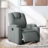vidaXL Električni naslanjač temno sivo blago | Shoptok.si