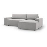 Micadoni Svijetlo siva sklopiva kutna garnitura (s desnim kutom) Jodie – Home | shoptok.hr