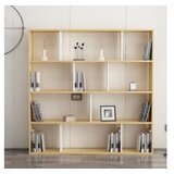 Hanah home Hodbi Hrast Bijela Knjižna Polica 145.2x25x145cm, Bež | Eponuda.ba