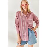 Olalook Shirt - Pink - Relaxed fit cene